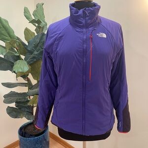 North Face Ventrix Purple Jacket with Orange Piping